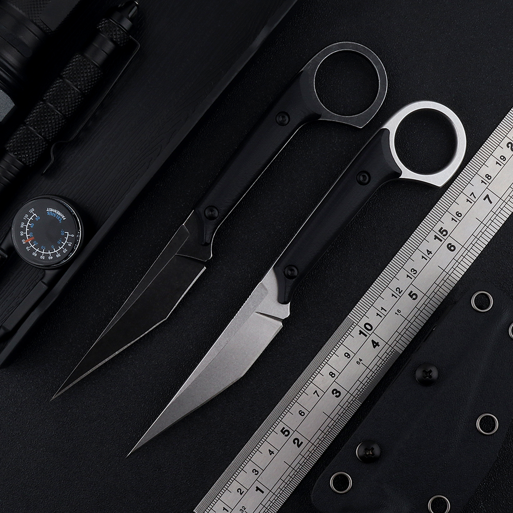 Survival Hunting Knife Csgo Karambit Knifes 440C Fixed Blade G10 Handle Tactical Knives Utility EDC Tool for Outdoor Camping