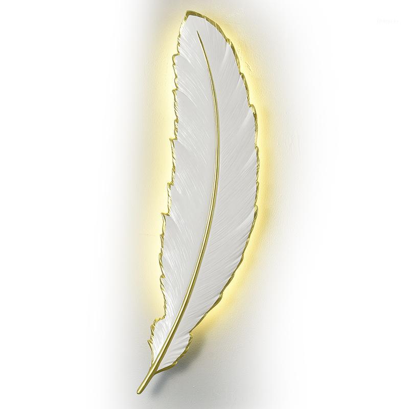 Modern Creative Wall Light Resin Feather Lamp Luxury Bedroom Bedside Lamp Living Room Wall Sconce Art Deco Luminaire1
Modern Creative Wall Light Resin Feather Lamp Luxury Bedroom Bedside Lamp Living Room Wall Sconce Art Deco Luminaire1