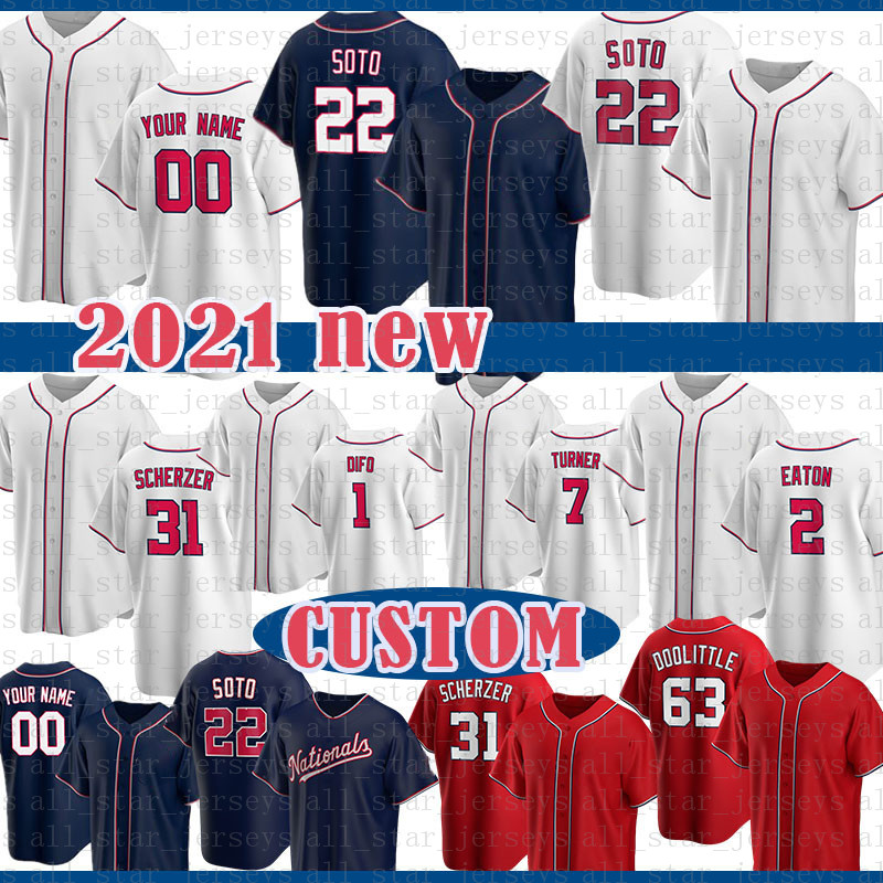 2020 Washington Custom Baseball Jersey 22 Juan Soto 31 Max Scherzer 7 Trea Turner 6 Anthony Rendon Wilmer Difo Zimmerman, Jersey(guomin)
2020 Washington Custom Baseball Jersey 22 Juan Soto 31 Max Scherzer 7 Trea Turner 6 Anthony Rendon Wilmer Difo Zimmerman, Jersey(guomin)