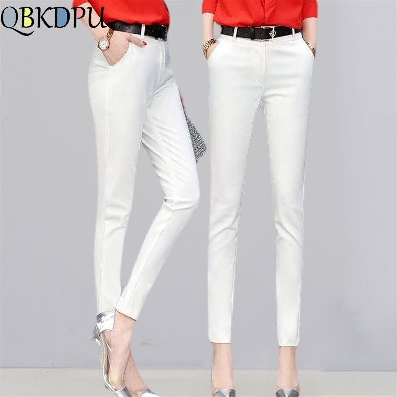 Casual office wear pencil pants Business attire red White High-quality leggings women of trousers women harem pants Suit pants 201109, Orange
Casual office wear pencil pants Business attire red White High-quality leggings women of trousers women harem pants Suit pants 201109, Orange