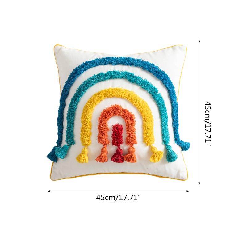 2020 New Morocco Throw Pillow Case Colorful Rainbow Bridge Tufted Tassel Cushion Cover
2020 New Morocco Throw Pillow Case Colorful Rainbow Bridge Tufted Tassel Cushion Cover