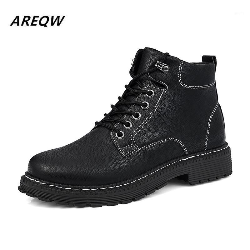 2020 Retro Autumn and Winter Men's Boots Leather Warm Flat Solid Color Ankle Boots Non-slip Comfortable Snow1, Black
2020 Retro Autumn and Winter Men's Boots Leather Warm Flat Solid Color Ankle Boots Non-slip Comfortable Snow1, Black