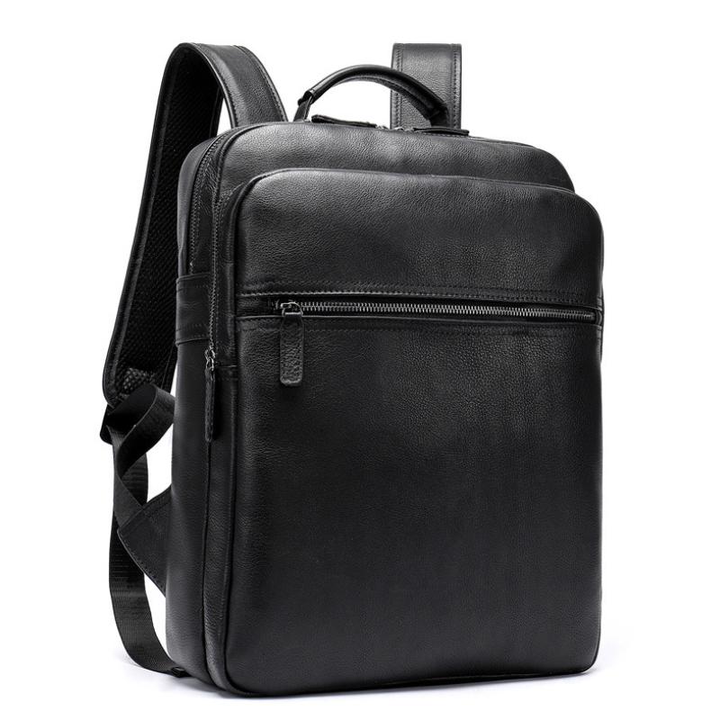 Luuafn Classic Design Black Laptop Business Backpack Of Men Genuine Leather Computer Bag With USB Cable Connector Men Daypack, Design 2 normal
Luuafn Classic Design Black Laptop Business Backpack Of Men Genuine Leather Computer Bag With USB Cable Connector Men Daypack, Design 2 normal