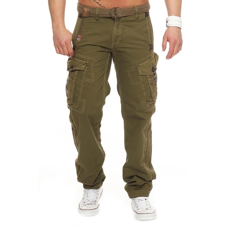 ZOGAA Men Cargo Pants Men Multi-Pocket Overall Male Combat Casual Tooling Trousers Fashion Full Length Mens Joggers Pants 201118