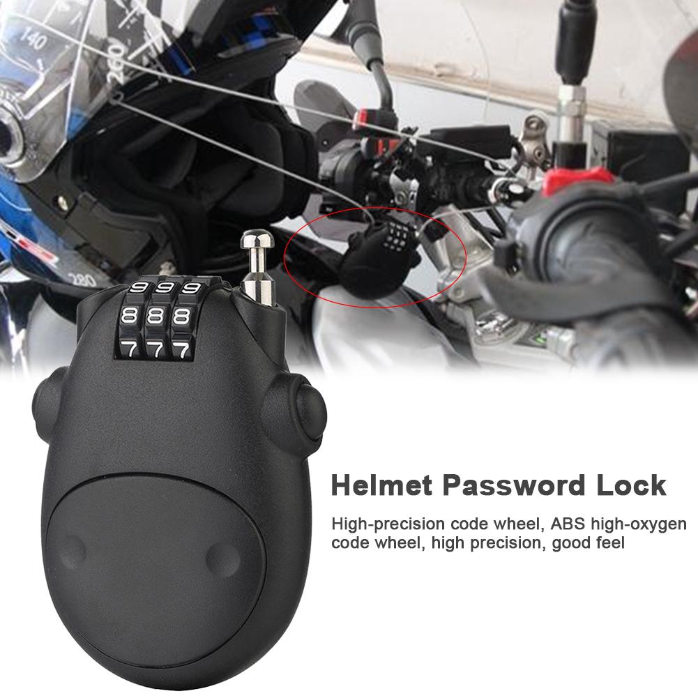 Universal Password Lock Telescopic Wire Rope Steel Cable Code Lock Suitcase Car Sled Motorcycle Helmet Password Locks