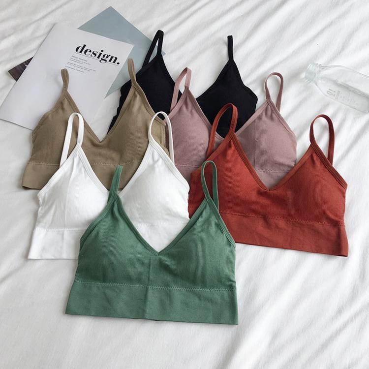 Sexy Women Bralette Crop Tops Streetwear Sleeveless Sports Tube Top U-Type Back Seamless Cotton Padded bh Comfort Basic Tank Top1
Sexy Women Bralette Crop Tops Streetwear Sleeveless Sports Tube Top U-Type Back Seamless Cotton Padded bh Comfort Basic Tank Top1