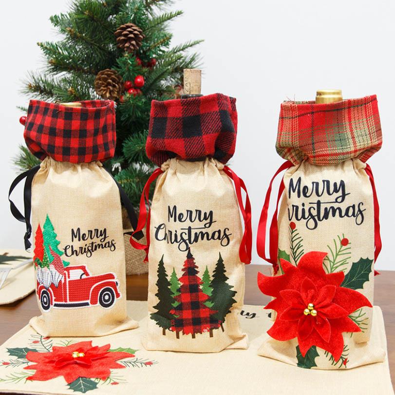 Christmas Wine Bottle Cover Flower Car Red Wine Bag Christmas Champagne Bottle Cover Christmas Wine Bottle Decoration HH9-2555
Christmas Wine Bottle Cover Flower Car Red Wine Bag Christmas Champagne Bottle Cover Christmas Wine Bottle Decoration HH9-2555