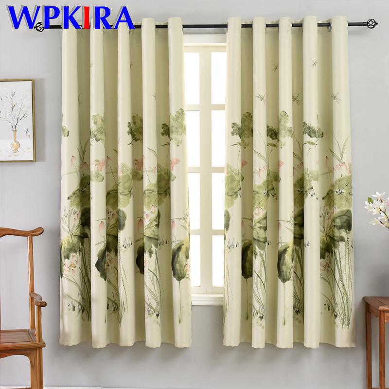Modern Lotus Pond Painted Short Curtain For Kitchen Door Window Screen Green Curtain For Living Room Decortations Drapes PC004D3
Modern Lotus Pond Painted Short Curtain For Kitchen Door Window Screen Green Curtain For Living Room Decortations Drapes PC004D3