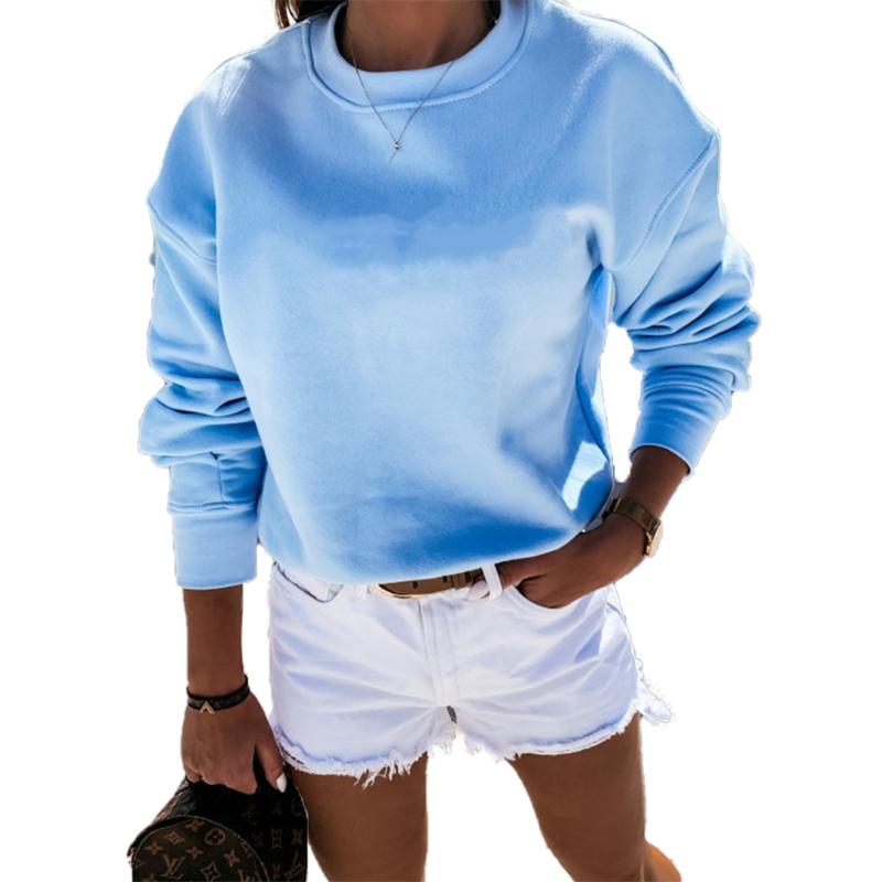 Women's Hoodies & Sweatshirts Fashion Casual Women Autumn Clothes Solid Loose Round Neck Pullover Tunic Leisure Basic Tops Fall, Black
Women's Hoodies & Sweatshirts Fashion Casual Women Autumn Clothes Solid Loose Round Neck Pullover Tunic Leisure Basic Tops Fall, Black