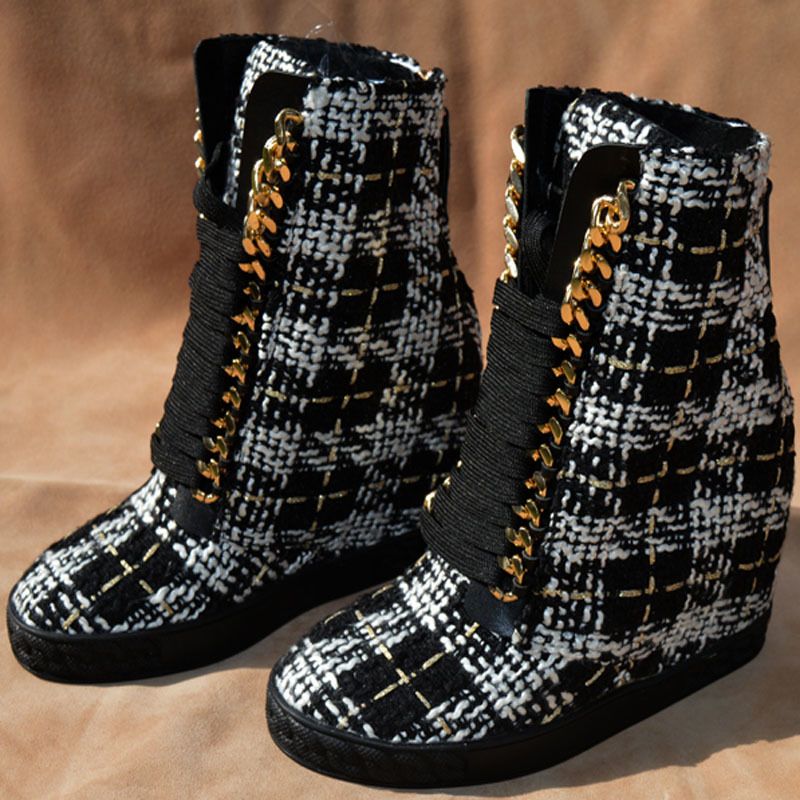 Wool New Male Multi Wounds Growing Heights Ankle Ladies Spring Style Metal Chains Lace Up Casual Boots Vwup, The picture
Wool New Male Multi Wounds Growing Heights Ankle Ladies Spring Style Metal Chains Lace Up Casual Boots Vwup, The picture