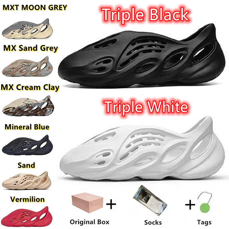 Sandals Designer Vermillion Triple White Mineral Blue Slide Slippers Ochre RUNR MX Cream Clay Moon Grey Ararat Sport Shoes Desert Sand Men women Slides Beach with box
Sandals Designer Vermillion Triple White Mineral Blue Slide Slippers Ochre RUNR MX Cream Clay Moon Grey Ararat Sport Shoes Desert Sand Men women Slides Beach with box
