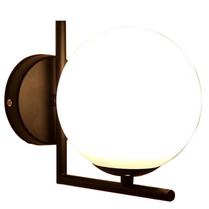 Promotion! Modern Style Led Wall Lamp Nordic Glass Ball Wall Lamp Passage Corridor Bedroom Bedside Black
Promotion! Modern Style Led Wall Lamp Nordic Glass Ball Wall Lamp Passage Corridor Bedroom Bedside Black