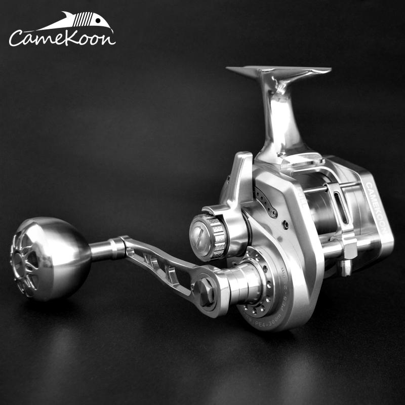 CAMEKOON Underhead Trolling Fishing Reel High Speed 13+2 Bearings Multiplier Saltwater Lever Drag Jigging Reel for Sea Fishing
CAMEKOON Underhead Trolling Fishing Reel High Speed 13+2 Bearings Multiplier Saltwater Lever Drag Jigging Reel for Sea Fishing