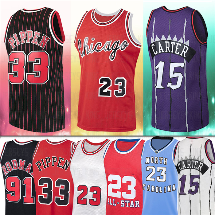 NCAA 23 Rodman Jersey Carter MJ 15 Vince 91 Dennis 33 Scottie Men Pippen 1995 1996 Red Basketball Jerseys
NCAA 23 Rodman Jersey Carter MJ 15 Vince 91 Dennis 33 Scottie Men Pippen 1995 1996 Red Basketball Jerseys