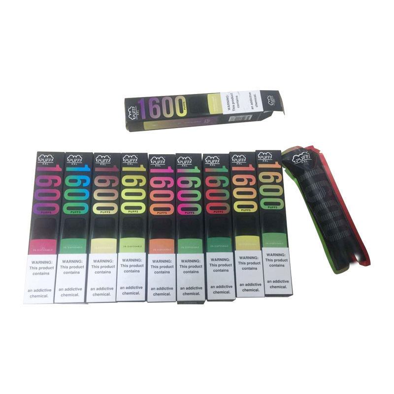 Puff XXL cigarettes 1600 Puffs Disposable Vape Pen Device Strater Kits Empty Vaporizer 1000mAh Battery 6.5mL Pods Starter Kit
Puff XXL cigarettes 1600 Puffs Disposable Vape Pen Device Strater Kits Empty Vaporizer 1000mAh Battery 6.5mL Pods Starter Kit