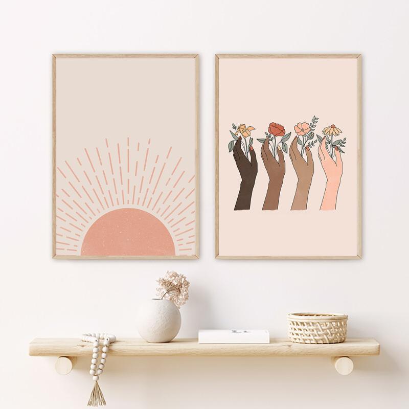 African American Woman Art Mid Century Print Neutral Colors Poster Canvas Painting Flower Hands Line Wall Pictures Living Room
African American Woman Art Mid Century Print Neutral Colors Poster Canvas Painting Flower Hands Line Wall Pictures Living Room