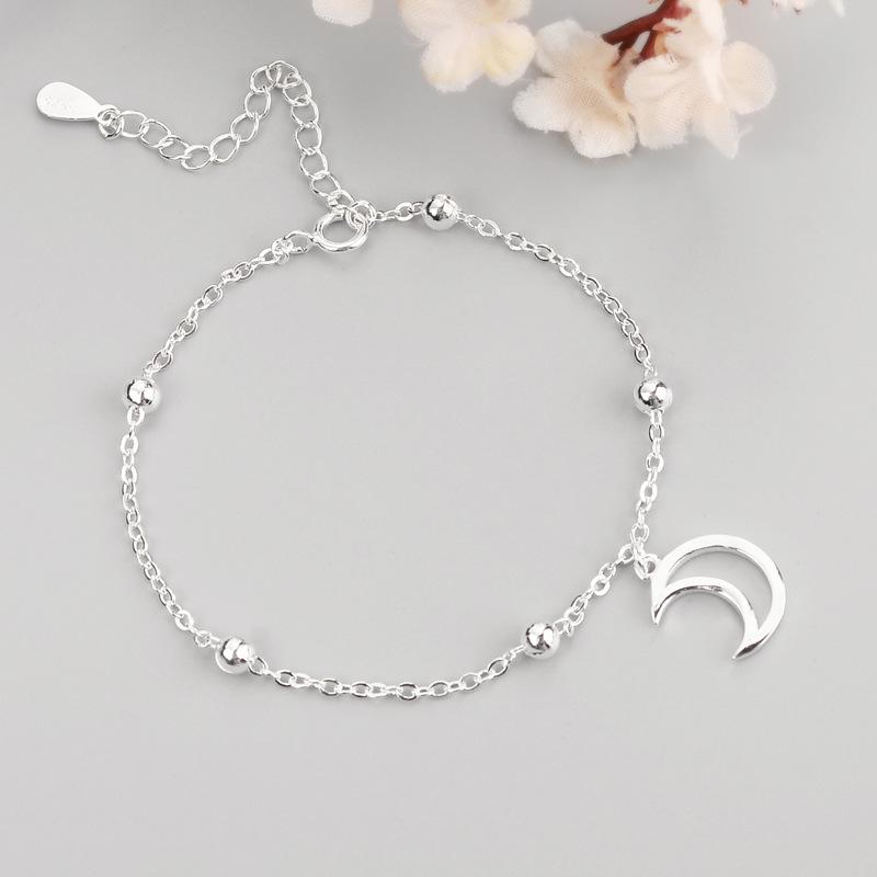 Link, Chain Moon Ball Fashion 100% Geuine 925 Sterling Silver Bracelets For Women Elegant Jewelry S925 Girls
Link, Chain Moon Ball Fashion 100% Geuine 925 Sterling Silver Bracelets For Women Elegant Jewelry S925 Girls