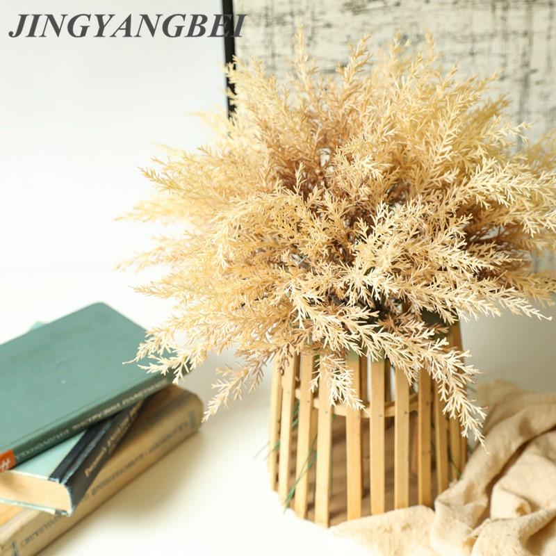 Autumn Misty Pine Needle Grass Artificial Plants Plastic Asparagus Fake Wall Flowers for Home Hotel Table Wedding Decoration, Brown
Autumn Misty Pine Needle Grass Artificial Plants Plastic Asparagus Fake Wall Flowers for Home Hotel Table Wedding Decoration, Brown