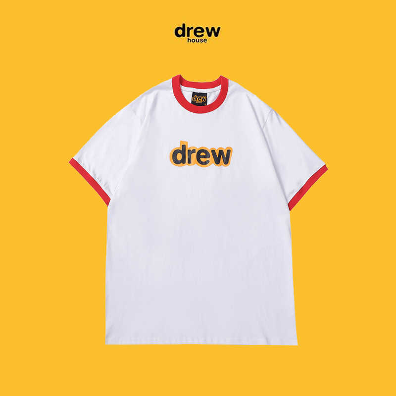 Drewhouse Red Collar T-shirt Drew Print Short Sleeves Man Summer Hip Hop Casual Tee Men Women Streetwear O-neck Cotton Loose Oversize, White
Drewhouse Red Collar T-shirt Drew Print Short Sleeves Man Summer Hip Hop Casual Tee Men Women Streetwear O-neck Cotton Loose Oversize, White