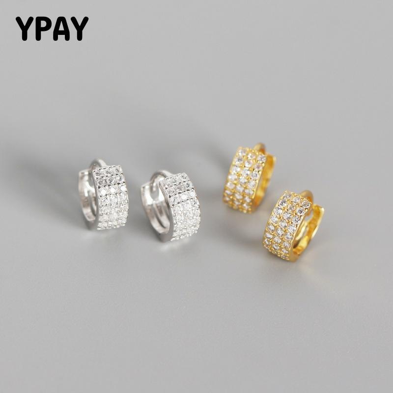 YPAY 100% Solid 925 Sterling Silver Hoop Earrings for Women INS Geometric Three Rows Shiny Zircon Earring Party Jewelry YME584
YPAY 100% Solid 925 Sterling Silver Hoop Earrings for Women INS Geometric Three Rows Shiny Zircon Earring Party Jewelry YME584