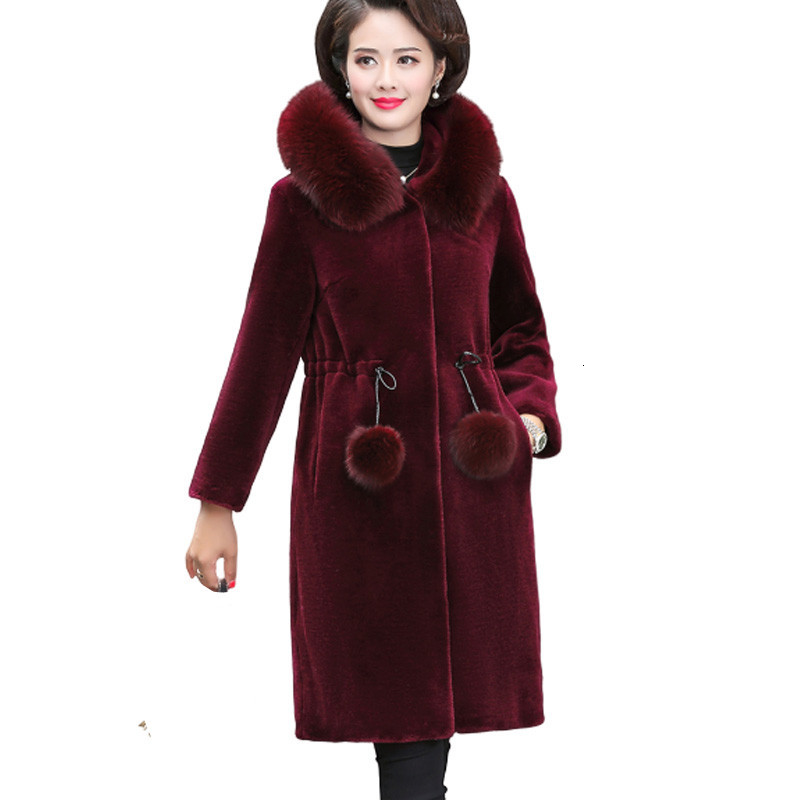2021 New Winter Wool Coat High Quality Women Coats of the Hot with Hoodie Skin Collar Lmitation Water Velvet Jacket Fine 5361, Black
2021 New Winter Wool Coat High Quality Women Coats of the Hot with Hoodie Skin Collar Lmitation Water Velvet Jacket Fine 5361, Black