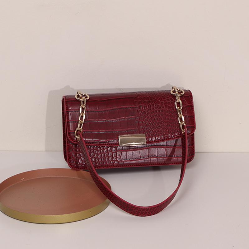 Original Design Women Bags Crocodile Pattern High-Quality Wine Red Female Bag Office Lady Crossbody Bag 2021 Trend Bolsos Mujer, Black bag
Original Design Women Bags Crocodile Pattern High-Quality Wine Red Female Bag Office Lady Crossbody Bag 2021 Trend Bolsos Mujer, Black bag