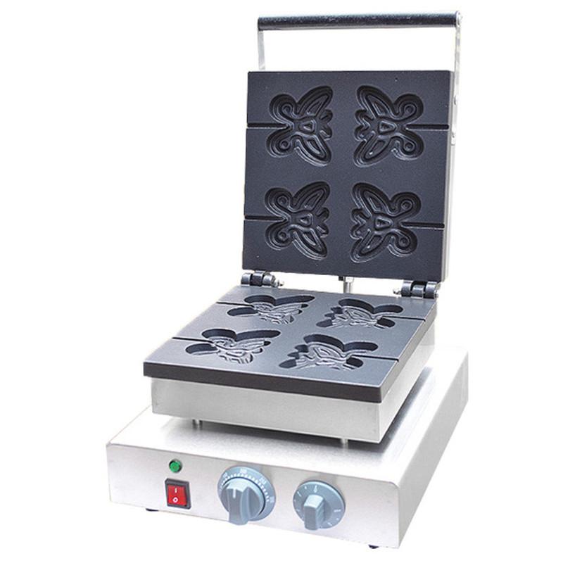 Jamielin Commercial Butterfly Shape Mini Lolly Waffle Machine Stainless Steel Waffle Snack Maker 110v 220v
Jamielin Commercial Butterfly Shape Mini Lolly Waffle Machine Stainless Steel Waffle Snack Maker 110v 220v