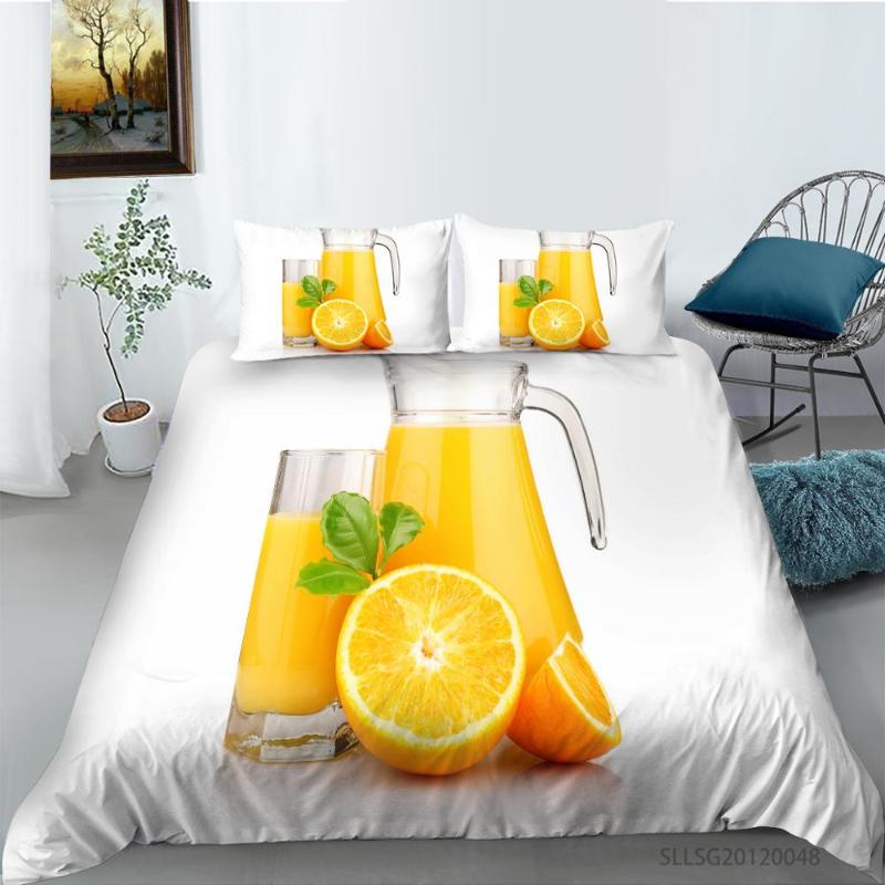Orange Printing bedding sets duvet cover with Pillowcase King queen Double full single size 2/3 pcs
Orange Printing bedding sets duvet cover with Pillowcase King queen Double full single size 2/3 pcs