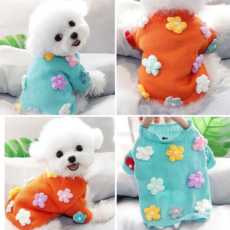 Flowers Sweater Dog Clothes Winter Warm Dog Clothes Sweater Hoodie Coat For Chihuahua Yorkshire Small Medium Dogs Ropa Perro, Orange
Flowers Sweater Dog Clothes Winter Warm Dog Clothes Sweater Hoodie Coat For Chihuahua Yorkshire Small Medium Dogs Ropa Perro, Orange