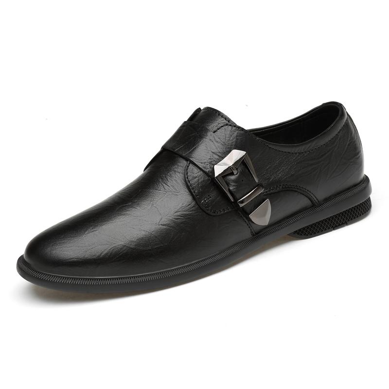 Men's Genuine Leather Shoes Italian Gentleman Shoes Round Toe Monk Plus Size Formal Comfy Business Office Suit, Black
Men's Genuine Leather Shoes Italian Gentleman Shoes Round Toe Monk Plus Size Formal Comfy Business Office Suit, Black