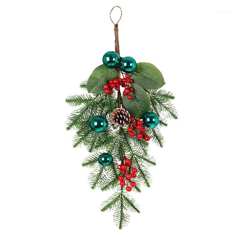 24 Inch Artificial Pine Christmas Wreath with Berries, Pine Cones and Blue Ball Ornaments for Indoor & Wall Home Decor1, Green
24 Inch Artificial Pine Christmas Wreath with Berries, Pine Cones and Blue Ball Ornaments for Indoor & Wall Home Decor1, Green