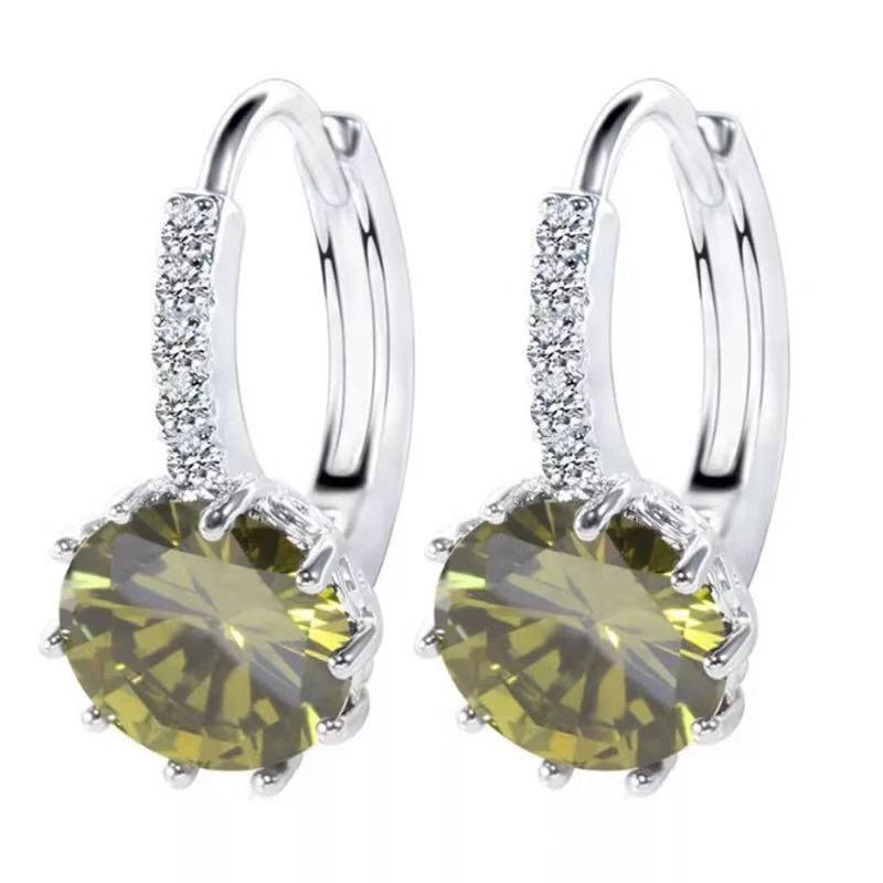Charm 1pair Trendy Vintage Fashion Silver Hoop Earrings Brinco Jewelry Unique Round Small Crystal Earring For Women Wedding
Charm 1pair Trendy Vintage Fashion Silver Hoop Earrings Brinco Jewelry Unique Round Small Crystal Earring For Women Wedding