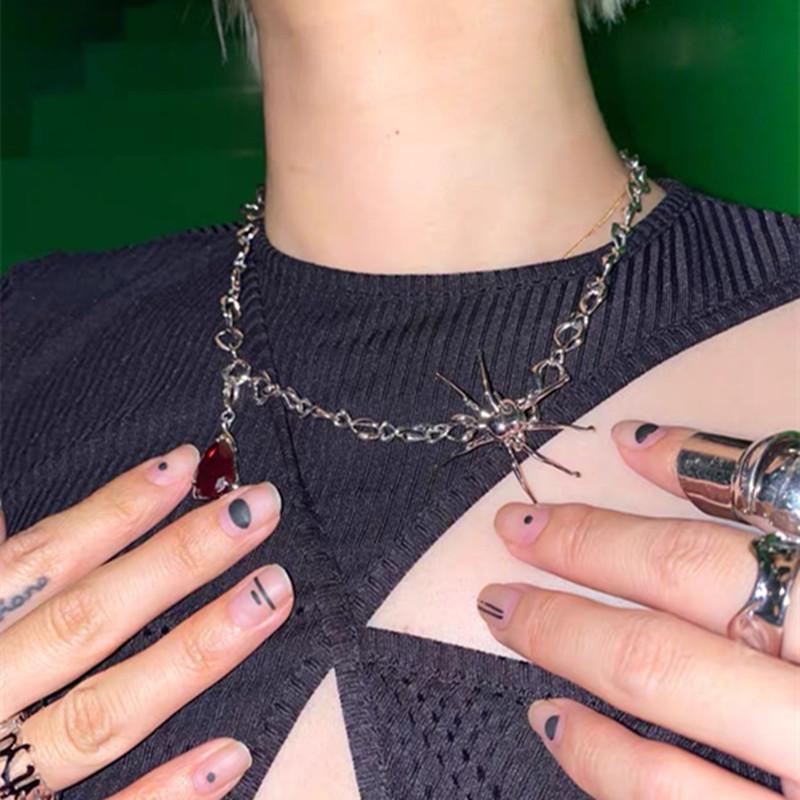 Gothic Spider Animal Pendant Necklace For Women Girls Cool Harajuku Punk Hip Hop Fashion Charm Insect Choker Necklace Jewelry
Gothic Spider Animal Pendant Necklace For Women Girls Cool Harajuku Punk Hip Hop Fashion Charm Insect Choker Necklace Jewelry
