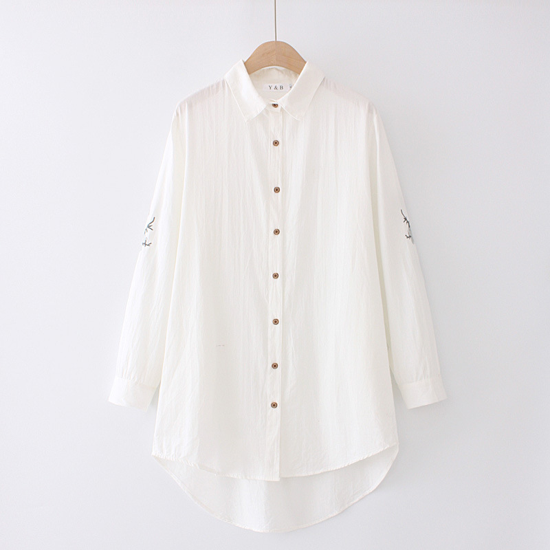 Xl-4xl Plus Women White Blouse Long Floral Cotton Embroidered Vintage Fork Tops Big Spring Size 3i8k
Xl-4xl Plus Women White Blouse Long Floral Cotton Embroidered Vintage Fork Tops Big Spring Size 3i8k