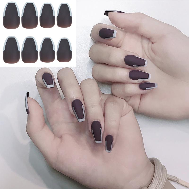 24Pcs/set Long Stiletto False Nails Fashion Punk Ancient Letters Pattern Matte Fake Nail Artificial Full Nail Tips Manicure Tool, 01
24Pcs/set Long Stiletto False Nails Fashion Punk Ancient Letters Pattern Matte Fake Nail Artificial Full Nail Tips Manicure Tool, 01
