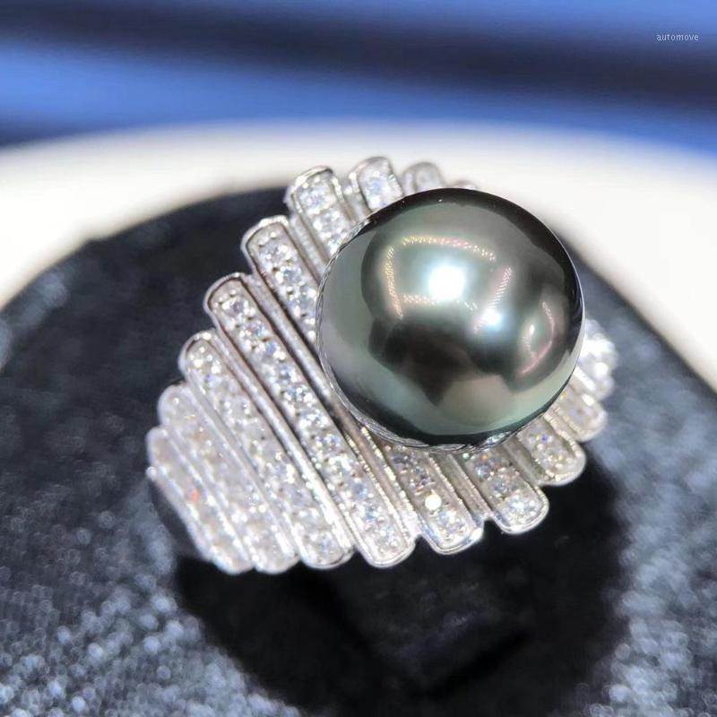 D726 Pearl Ring Fine Jewelry S925 Sterling Silver 10-11mm Nature Sea Water Black Tahiti Pearls Rings for Women Presents1
D726 Pearl Ring Fine Jewelry S925 Sterling Silver 10-11mm Nature Sea Water Black Tahiti Pearls Rings for Women Presents1