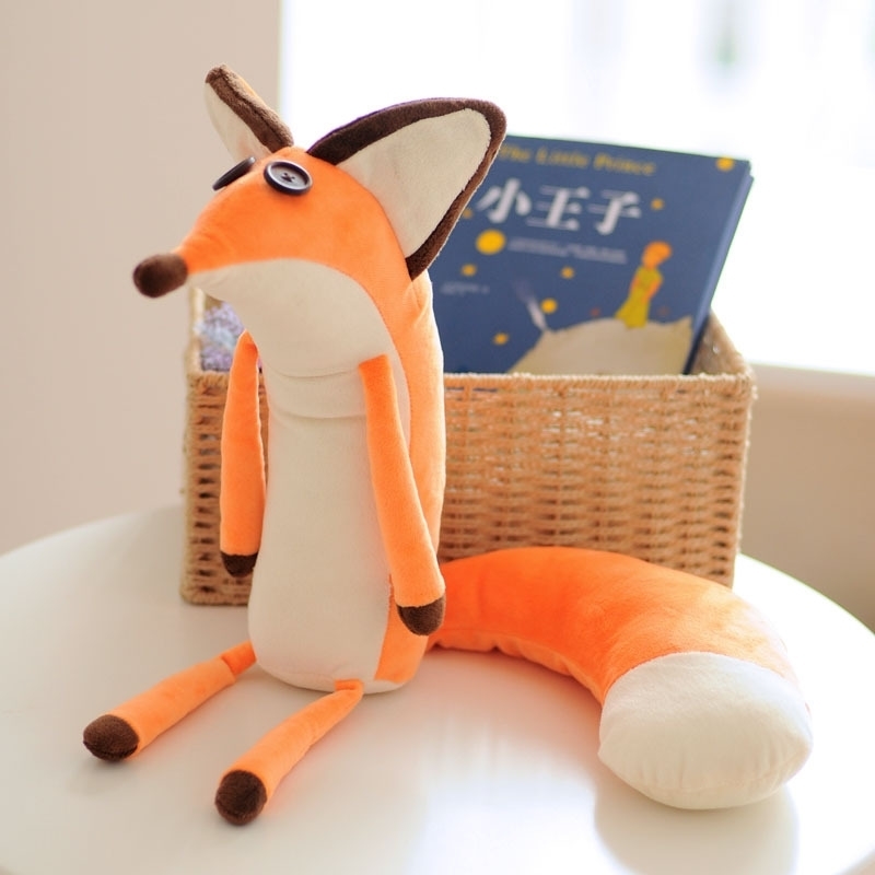 1pcs 60cm The Little Prince And The Fox Plush Dolls , Stuffed Animals Plush Education Toys For Babys Christmas gifts Soft toys 201215