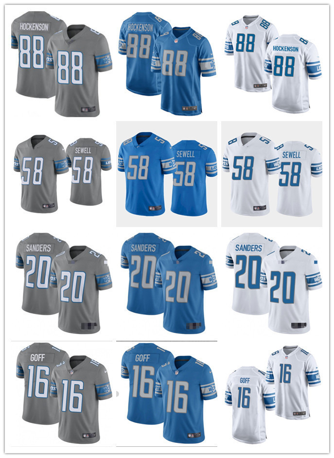 Men Women Youth Detroit''Lions''16 Jared Goff 88 T.J. Hockenson 20 Barry Sanders 58 Penei Sewell 32 D'Andre Swift F, Black;red
Men Women Youth Detroit''Lions''16 Jared Goff 88 T.J. Hockenson 20 Barry Sanders 58 Penei Sewell 32 D'Andre Swift F, Black;red