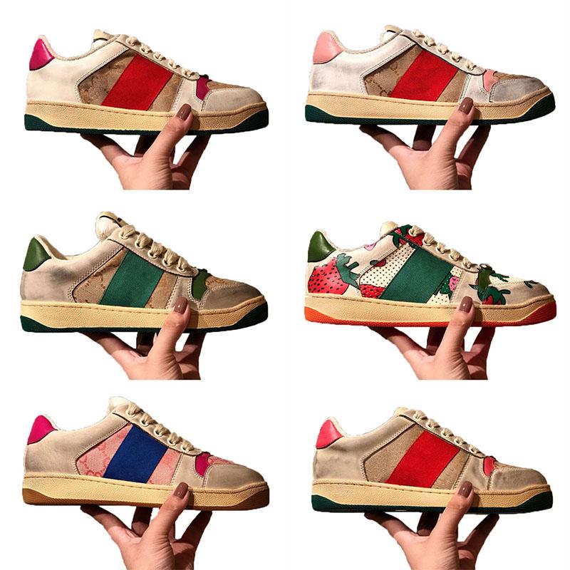 Top Quality Luxury mens Casual Dirty shoes Designer women sneakers Printing Leather Suede black white begin Running trainers shoes Eur size 36-45, Customize
Top Quality Luxury mens Casual Dirty shoes Designer women sneakers Printing Leather Suede black white begin Running trainers shoes Eur size 36-45, Customize
