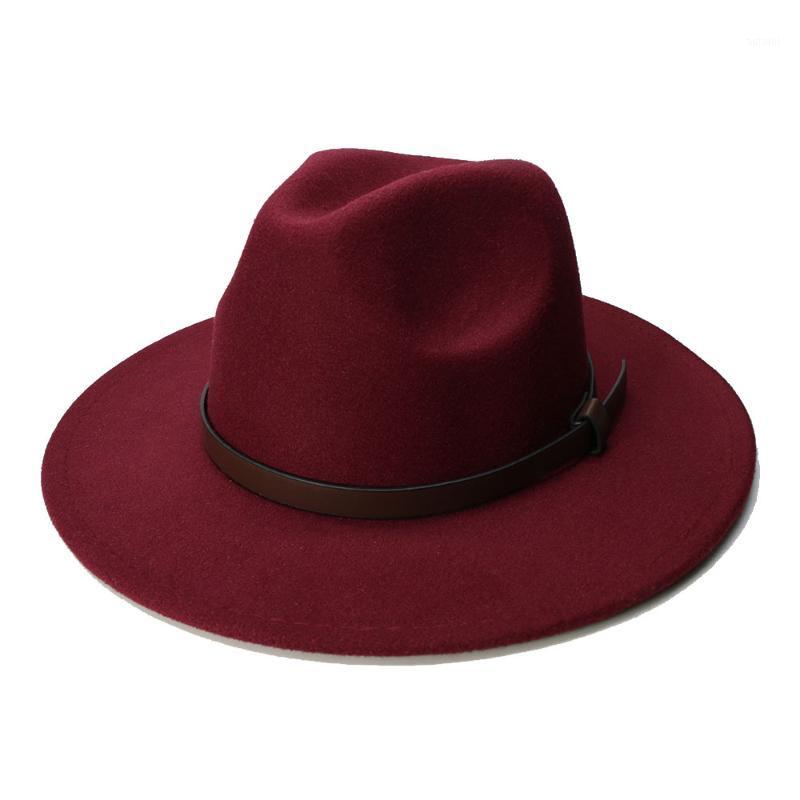 LUCKYLIANJI Retro Women Men Vintage 100% Wool Wide Brim Cap Fedora Panama Jazz Bowler Hat Leather Band (57cm/adjusted)1, Black
LUCKYLIANJI Retro Women Men Vintage 100% Wool Wide Brim Cap Fedora Panama Jazz Bowler Hat Leather Band (57cm/adjusted)1, Black