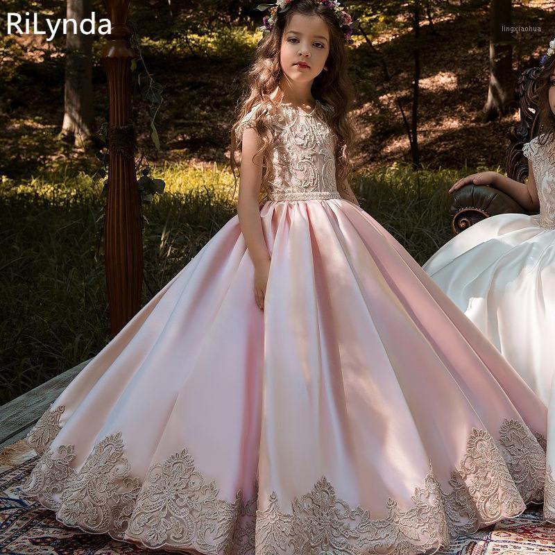 New Flower Girls Dresses High Quality Lace Appliques Beading Ball Gowns Beading Floor Length Pageant First Communion Dresses1, White
New Flower Girls Dresses High Quality Lace Appliques Beading Ball Gowns Beading Floor Length Pageant First Communion Dresses1, White
