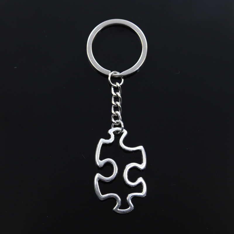 Hot Fashion Jigsaw Puzzle Piece Autism Awareness 41x25mm Pendant Key Ring Chain Silver Color Men Car Gift Keychain Dropshipping
Hot Fashion Jigsaw Puzzle Piece Autism Awareness 41x25mm Pendant Key Ring Chain Silver Color Men Car Gift Keychain Dropshipping