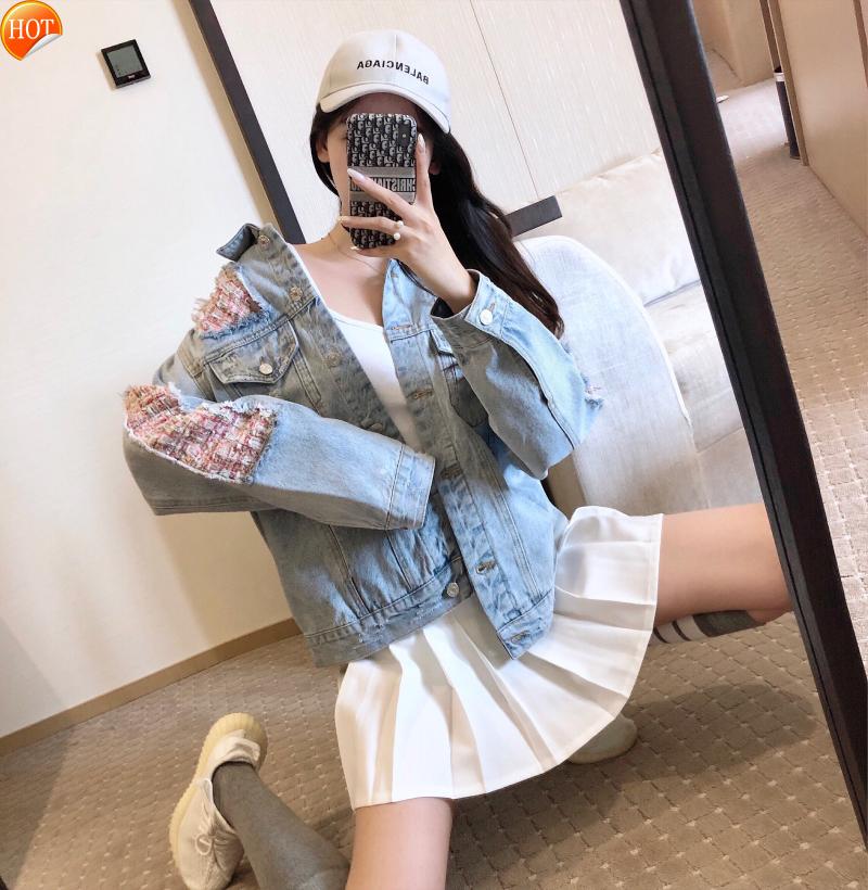 Denim Jacket Women' fall 2020 loose Korean students Harajuku style short jeans fashion ins trend, Picture color
Denim Jacket Women' fall 2020 loose Korean students Harajuku style short jeans fashion ins trend, Picture color
