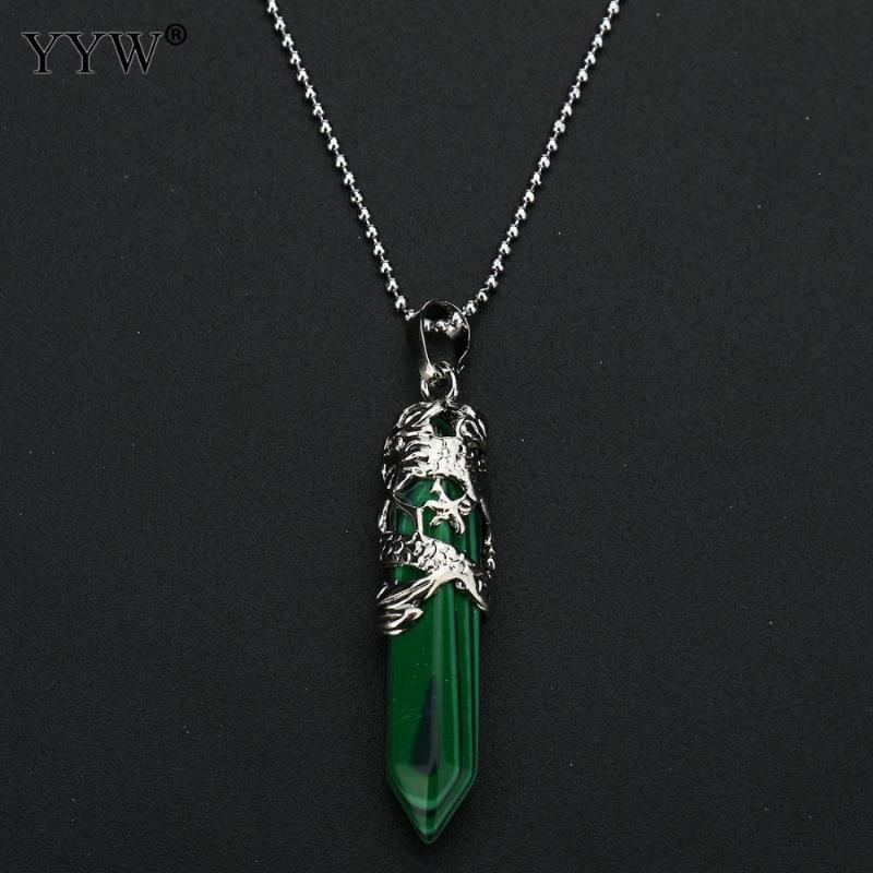 Dragon Tribe Natural Stone Hexagonal Crystal Quartz Tiger Eye Prism Ethnic Pendant Necklace Hanging Jewelry For Women Men
Dragon Tribe Natural Stone Hexagonal Crystal Quartz Tiger Eye Prism Ethnic Pendant Necklace Hanging Jewelry For Women Men