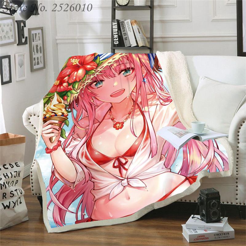 Throw blanket Darling In The FranXX 3D Velvet Plush Blanket Bedspread For Kids Girls Sherpa Couch Quilt Cover Travel 02
Throw blanket Darling In The FranXX 3D Velvet Plush Blanket Bedspread For Kids Girls Sherpa Couch Quilt Cover Travel 02