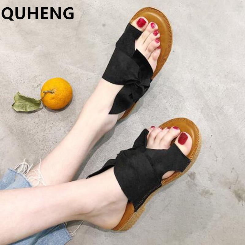 2020 New Wedge heel Slippers Women Slides Bow Summer Sandals Bow-Knot Slippers Thick Soles Flat Female Beach Shoes Flip Flops1, White
2020 New Wedge heel Slippers Women Slides Bow Summer Sandals Bow-Knot Slippers Thick Soles Flat Female Beach Shoes Flip Flops1, White