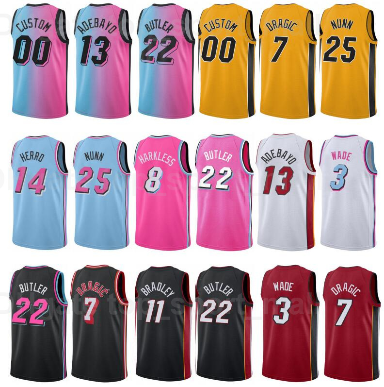 City Earned Edition Printed Basketball Jimmy Butler Jersey 22 Dwyane Wade 3 Tyler Herro 14 Bam Adebayo 13 Goran Dragic 7 Red Blue, Black
City Earned Edition Printed Basketball Jimmy Butler Jersey 22 Dwyane Wade 3 Tyler Herro 14 Bam Adebayo 13 Goran Dragic 7 Red Blue, Black