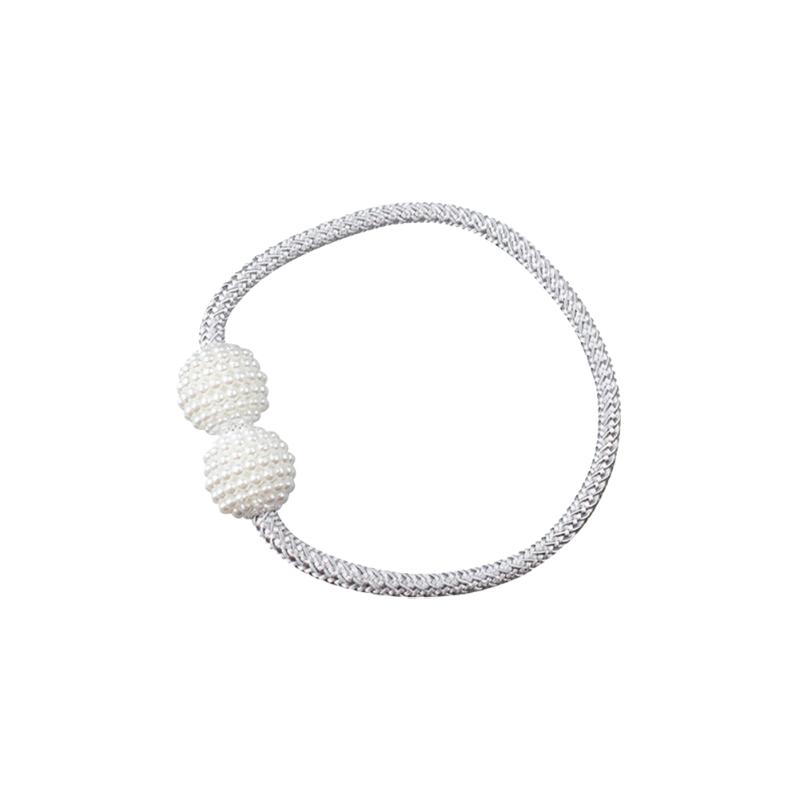 rope buckle Light luxury living room curtain strap tie curtain thick rope pearl magnetic buckle Practical magnet 
rope buckle Light luxury living room curtain strap tie curtain thick rope pearl magnetic buckle Practical magnet