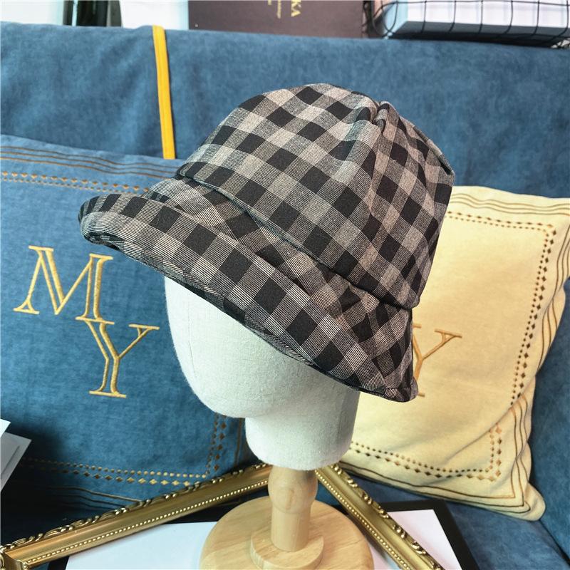 Beanie/Skull Caps Korean Japanese Women's Summer Grid Folding Sun Protection Basin Hat, Black
Beanie/Skull Caps Korean Japanese Women's Summer Grid Folding Sun Protection Basin Hat, Black