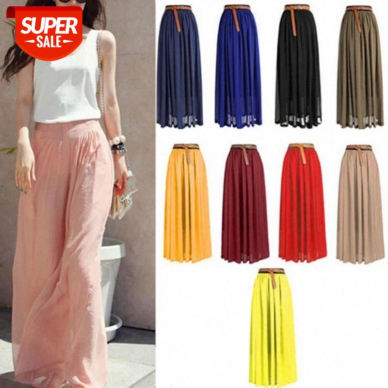 New Fashion Wholesale Women Chiffon Long Skirts Candy Color Pleated Maxi Free Size #b82V, White;black
New Fashion Wholesale Women Chiffon Long Skirts Candy Color Pleated Maxi Free Size #b82V, White;black